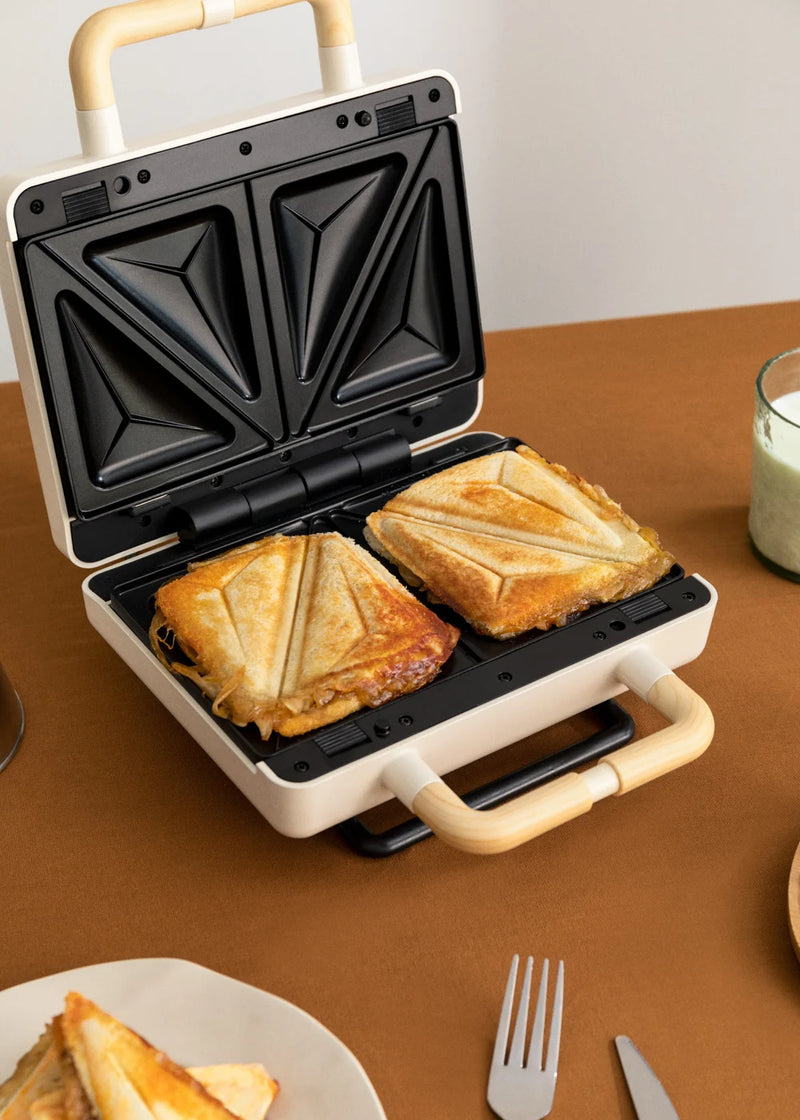 CREATE STONE STUDIO - Sandwichera grill y gofrera de placas intercambiables