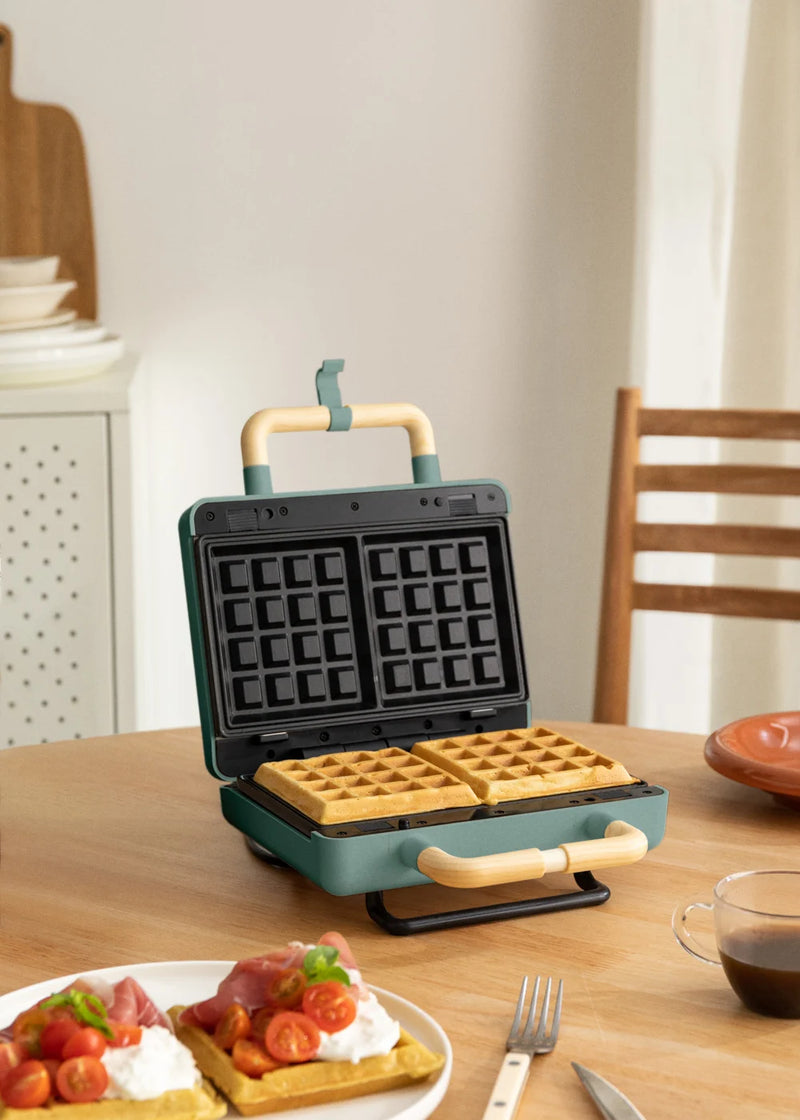 CREATE STONE STUDIO - Sandwichera grill y gofrera de placas intercambiables