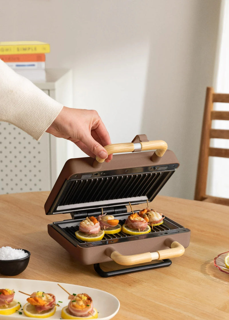 CREATE STONE STUDIO - Sandwichera grill y gofrera de placas intercambiables