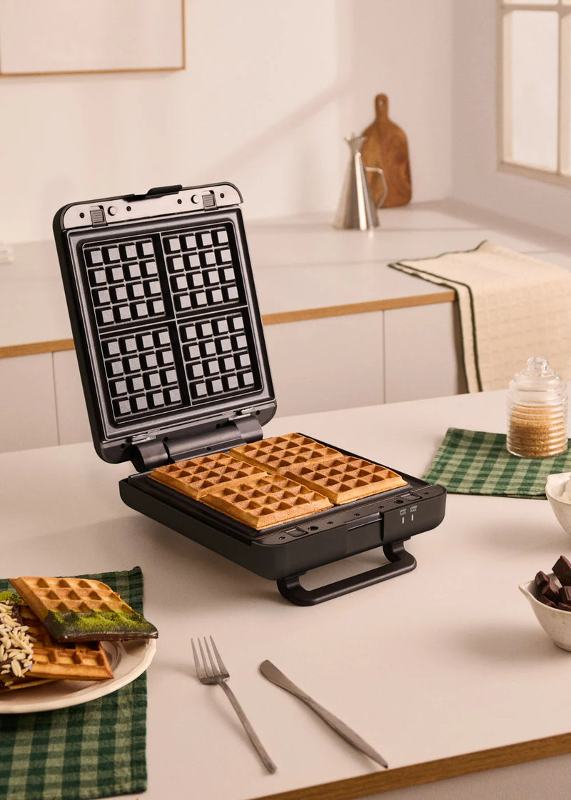 CREATE STONE STUDIO - Sandwichera grill y gofrera de placas intercambiables