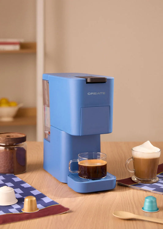 CREATE THERA STUDIO - Cafetera multicápsula express y café molido