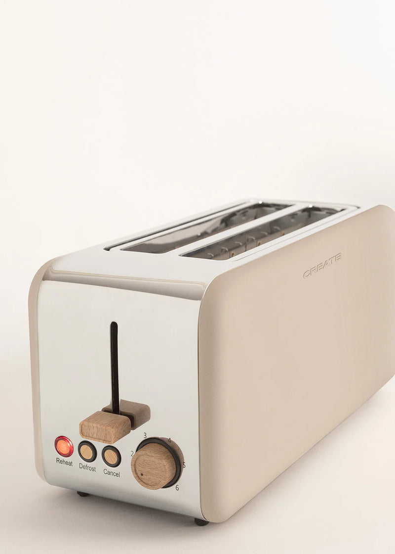 CREATE TOAST RETRO - Tostadora para rebanadas anchas