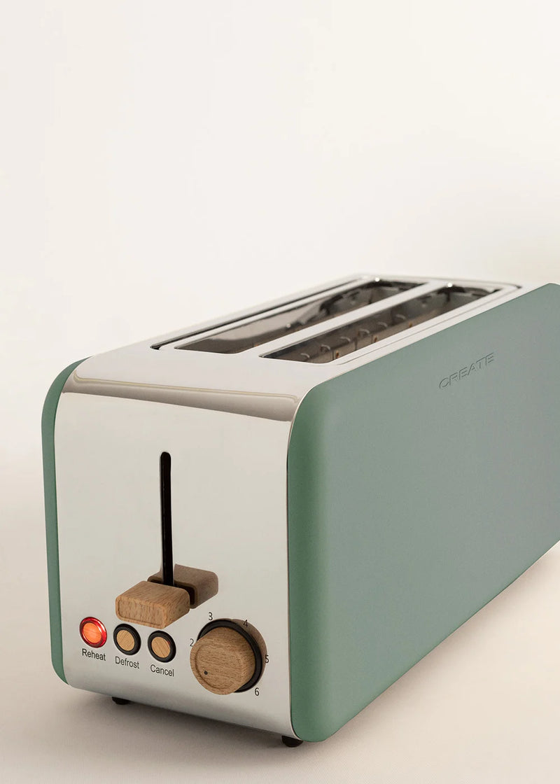 CREATE TOAST RETRO - Tostadora para rebanadas anchas