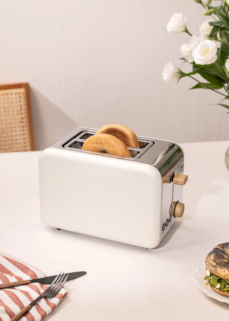 CREATE TOAST RETRO - Tostadora para rebanadas anchas
