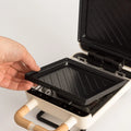 CREATE STONE STUDIO - Sandwichera grill y gofrera de placas intercambiables